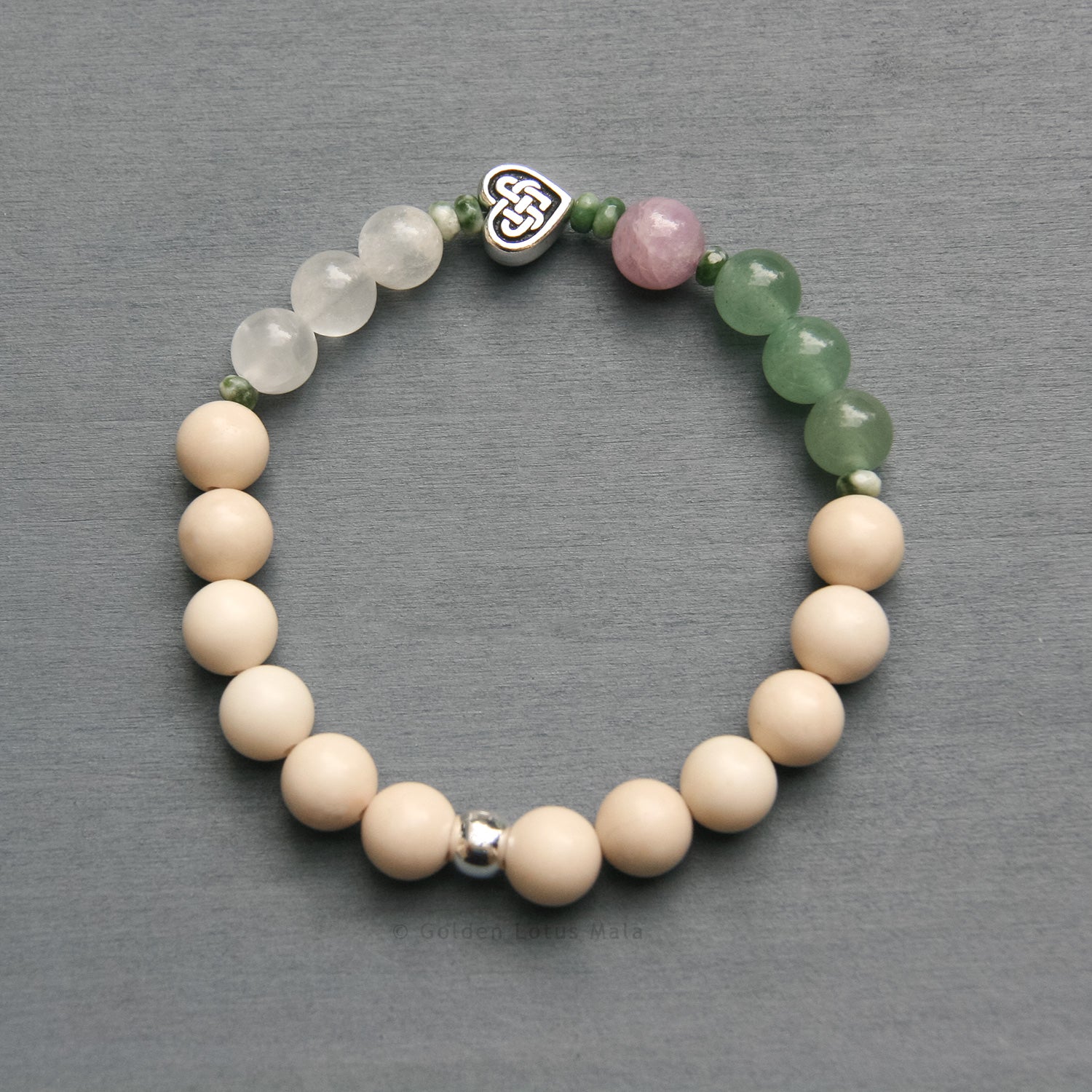 Loving Kindness Bracelet - Kunzite, Aventurine, Moonstone