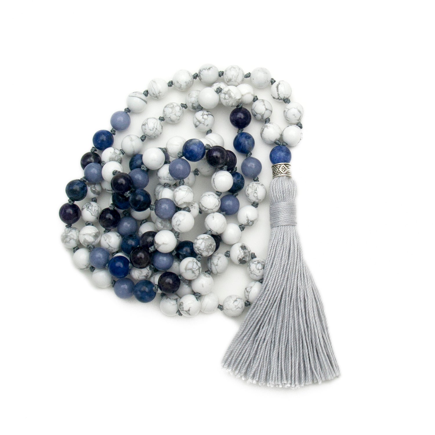 Peace Within Mala - Howlite