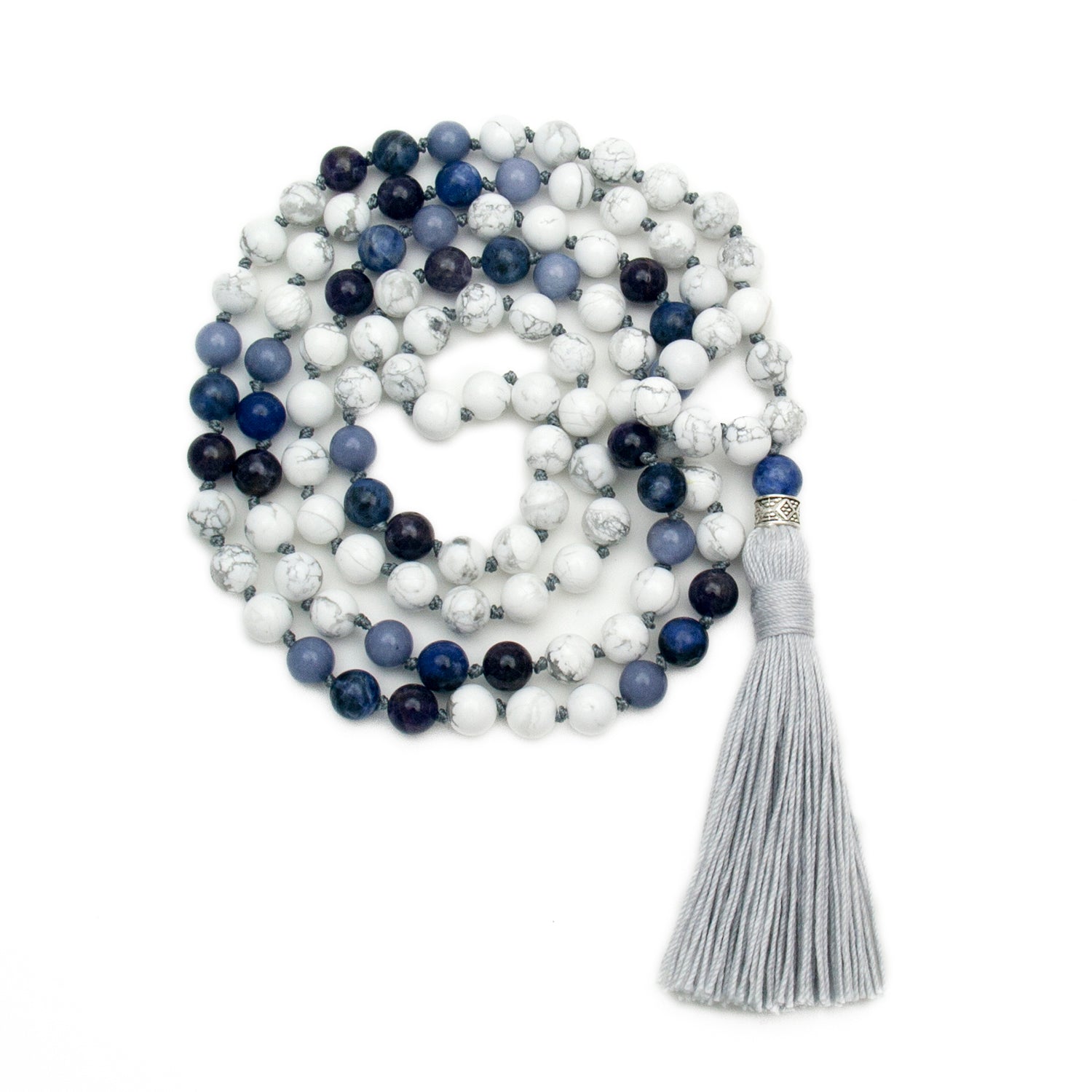 Peace Within Mala - Howlite