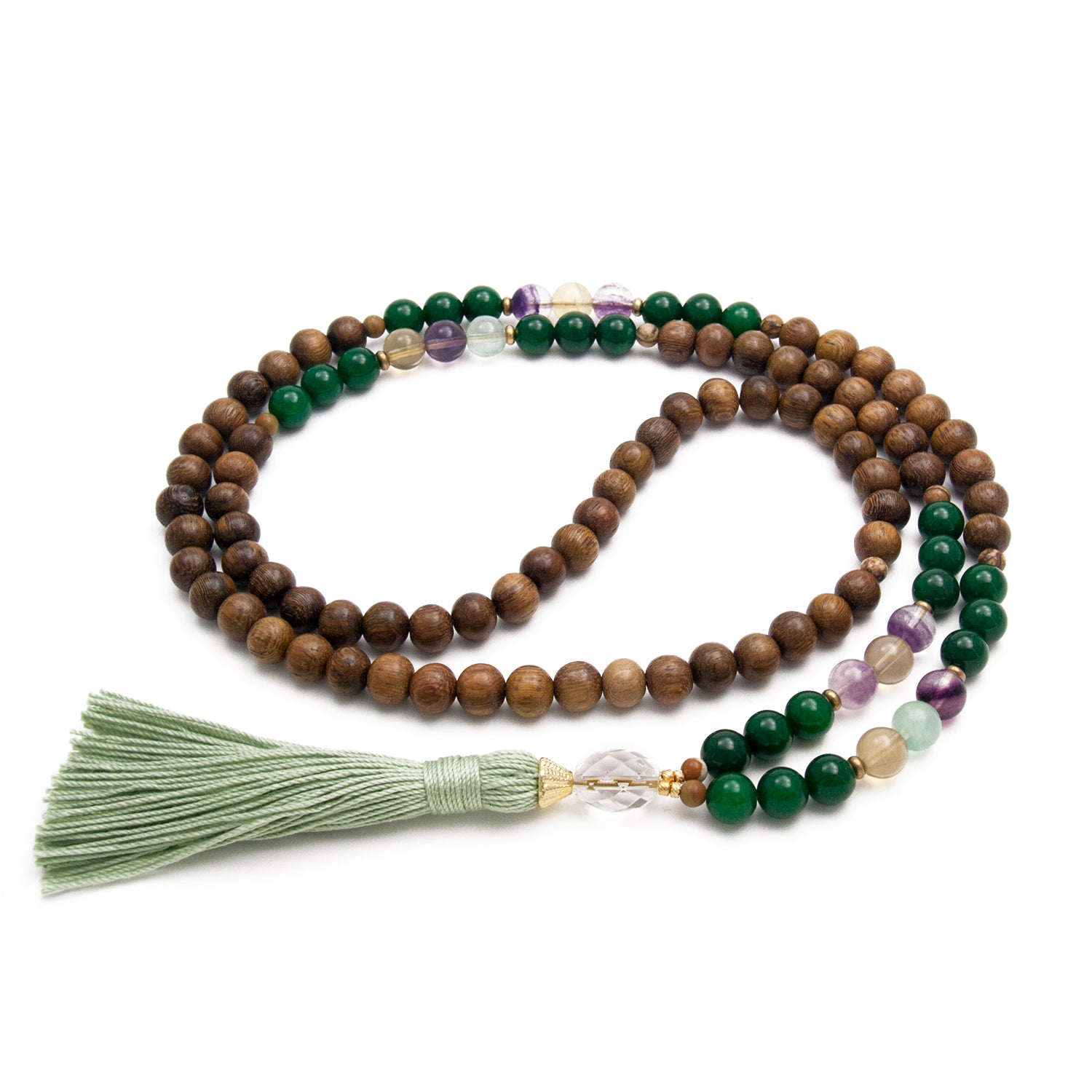 Zodiac Mala Necklace by Golden Lotus Mala
